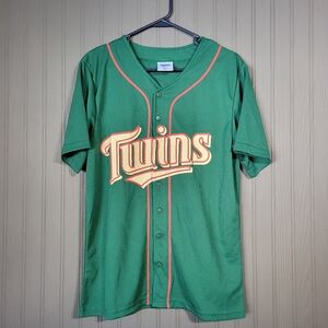 Minnesota Twins Co-Branded Wild Stadium Giveaway (SGA) Jersey Green Adult Small